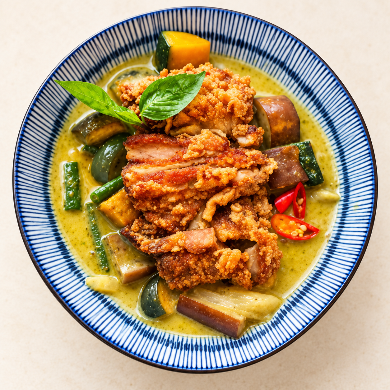 Green curry (spicy)